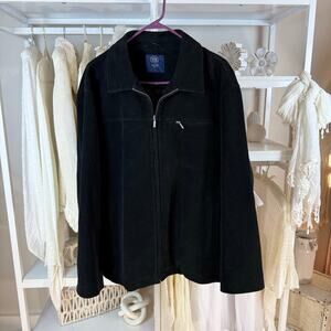 Casual Club men's sz. Large Italian full zip super soft jacket SI-055